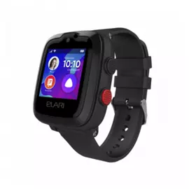 Часы детские Elari KidPhone 4G с Яндекс Алисой черные