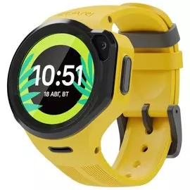 Часы детские Elari KidPhone 4GR с Яндекс Алисой желтые