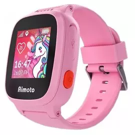 Часы детские Knopka Aimoto Edinorog розовые