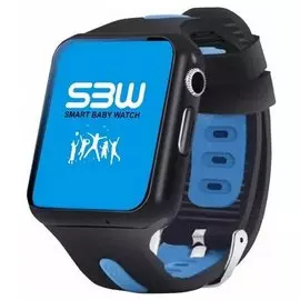 Часы Smart Baby Watch 3G черно-голубые