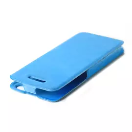 Чехол-книжка iPhone 5C голубой iBox Titanium