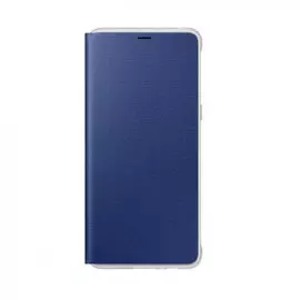 Чехол-книжка Samsung A730 Galaxy A8+ (2018) голубая Neon Flip Cover EF-FA730PLEGRU
