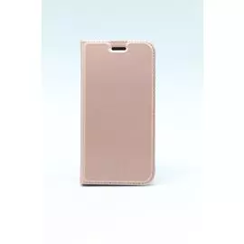 Чехол-книжка Samsung A730 Galaxy A8+ (2018) розовое золото DuxDucis