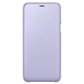 Чехол-книжка Samsung J600 Galaxy J6 (2018) фиолетовый Wallet Cover EF-WJ600CVEGRU