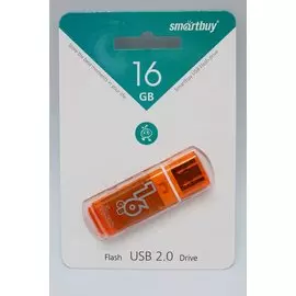 Flash USB 16 GB SmartBuy Glossy orange