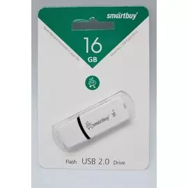 Flash USB 16 GB SmartBuy Paean white