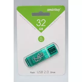Flash USB 32 Gb SmartBuy Glossy series green