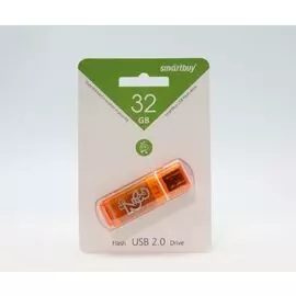 Flash USB 32 Gb SmartBuy Glossy series orange