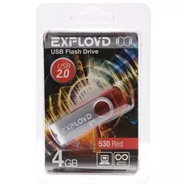 Flash USB 4 Gb Exployd 530 (red)