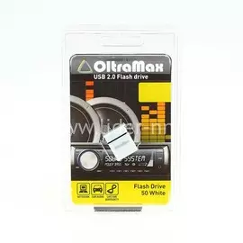 Flash USB 4 Gb Oltramax Drive 50 white