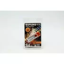 Flash USB 64 Gb Exployd 530 orange
