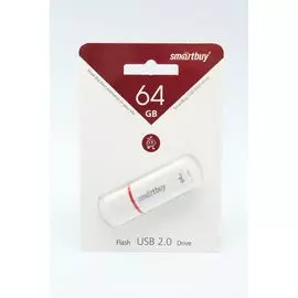 Flash USB 64 Gb SmartBuy Crown white