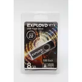Flash USB 8 Gb Exployd 530 (black)