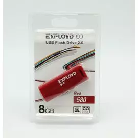 Flash USB 8 Gb Exployd 580 red