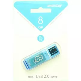 Flash USB 8 Gb SmartBuy Glossy series Blue