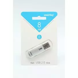 Flash USB 8 Gb SmartBuy V-Cut Silver