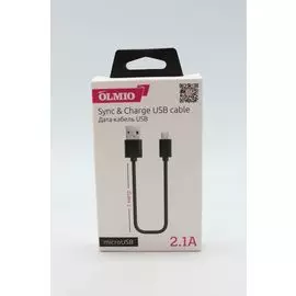 Кабель micro-USB (CA-101) Olmio черный