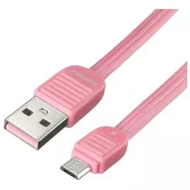 Кабель micro-USB (CA-101) Remax Puff розовый