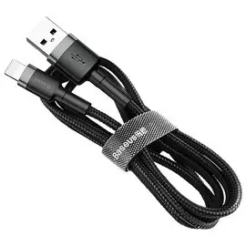 Кабель Type-C/USB Auzer в металлической оплетке черный