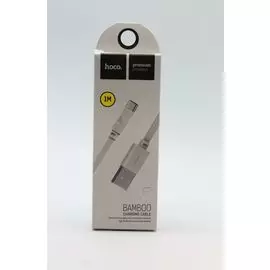 Кабель Type-C/USB Hoco X5 плоский белый