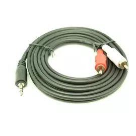 Кабель удлинитель 3.5 Jack F/2RCA F 2m Perfeo