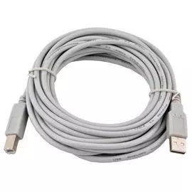 Кабель USB Am-Bm 5.0m профессиональный (позолоченные контакты)