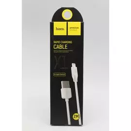 Кабель USB IPhone 5/IPad mini Lightning (2 метра) Hoco X1