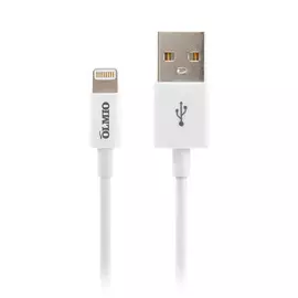 Кабель USB IPhone 5/IPad mini Lightning 2 метра Olmio белый