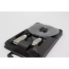 Кабель USB IPhone 5/IPad mini Lightning Auzer в металлической оплетке черный