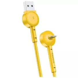 Кабель USB IPhone 5/IPad mini Lightning Baseus Maruko желтый