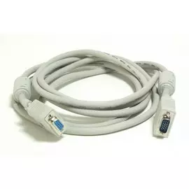 Кабель VGA Premium 15m/15f 1.8м. удлинитель.Тройной экран,ферритовые кольца