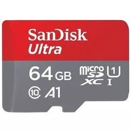 Карта памяти micro SD 64Gb class 10 без адаптера SanDisk