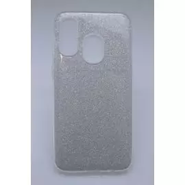 Накладка Huawei Honor Y7 (2019) серебристая Sparkle