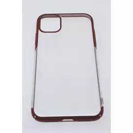 Накладка iPhone 11 6,1" красная Glitter Hard PC