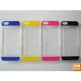Накладка iPhone 5/5S прозрачно-синяя Cara