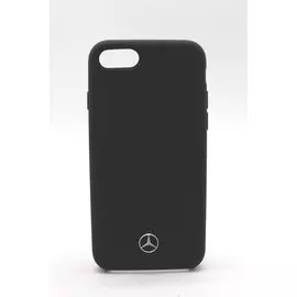 Накладка iPhone 7/8 4,7" черная Mercedes Silicone line Hard MEHCI8SILBK