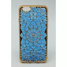 Накладка iPhone 7/8 4,7" синяя Kaleidoscope