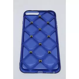Накладка iPhone 7/8 Plus 5,5" синяя Romb