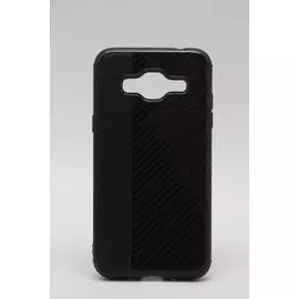Накладка iPhone X 5,8" черная Carbon Steel