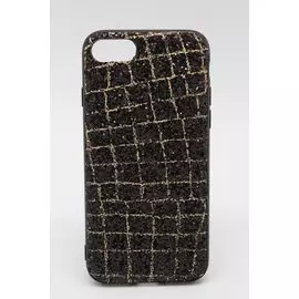 Накладка iPhone X 5,8" черная Sequins