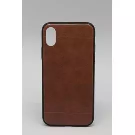 Накладка iPhone X 5,8" коричневая MeanLove Oil wax