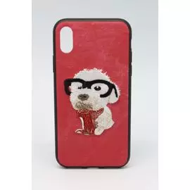 Накладка iPhone X 5,8" красная Activ Petit
