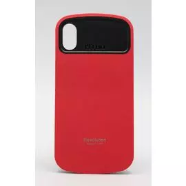 Накладка iPhone X 5,8" красная матовая Toraise