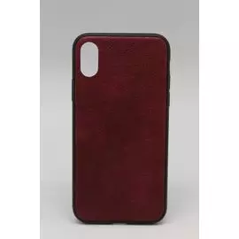 Накладка iPhone X 5,8" красная MeanLove Double