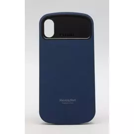 Накладка iPhone X 5,8" синяя матовая Toraise