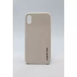 Накладка iPhone X 5,8" светло-бежевая Case