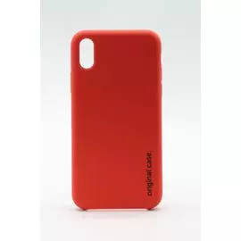 Накладка iPhone X 5,8" темно оранжевая Case