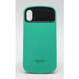 Накладка iPhone X 5,8" зеленая глянцевая Toraise