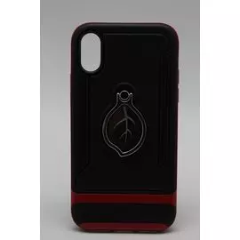 Накладка iPhone X \XS 5,8" красная с кольцом Mobile