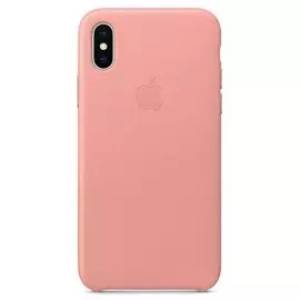 Накладка iPhone X/XS 5,8" розовая Leather Case MTEU2ZM/A